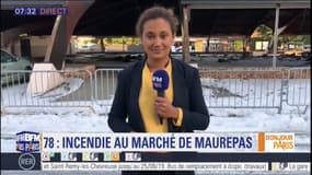 Yvelines: un incendie ravage le marché de Maurepas