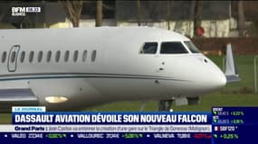 Dassault aviation dévoile son nouveau Falcon