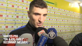 Nantes-PSG : "On a été faible" reconnaît Meunier 
