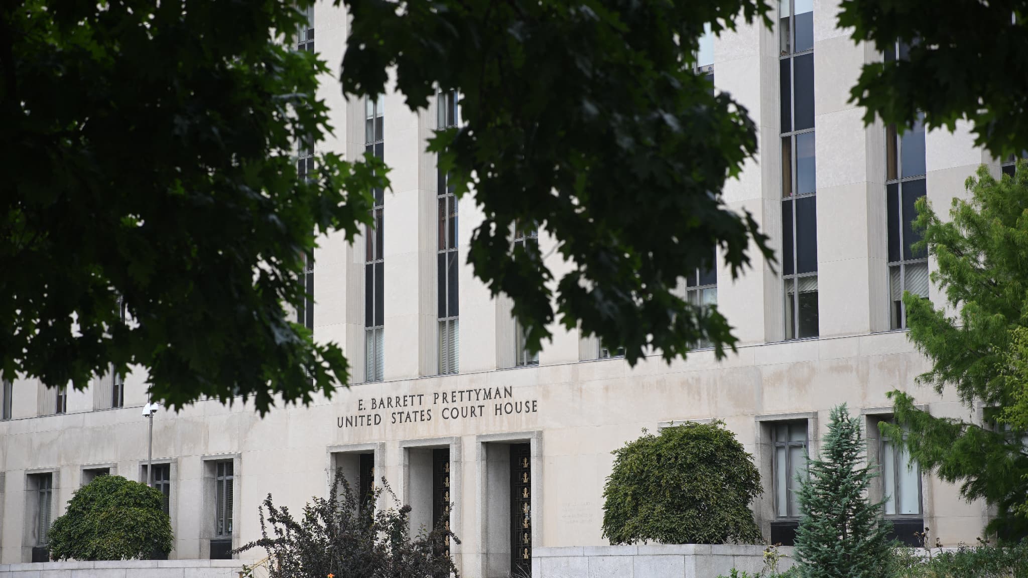 Le palais de justice américain E. Barrett Prettyman à Washington, DC, le 5 août 2023.