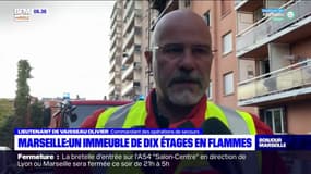 Marseille: incendie dans un immeuble de dix étages