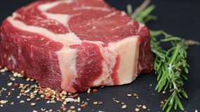 Un steak de bœuf. (Illustration)