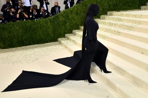 Kim Kardashian arrive au MET Gala à New York, le 13 septembre 2021 Kim Kardashian arrive au MET Gala à New York, le 13 septembre 2021