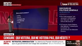 LES ÉCLAIREURS - Censure: qui votera, qui ne votera pas, qui hésite?
