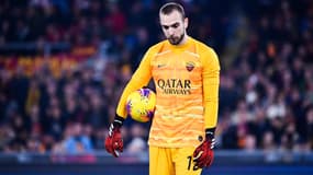 Pau Lopez lors d'un derby avec la Roma