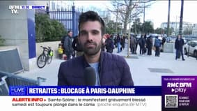 Retraites: blocage en cours à l'université Paris Dauphine