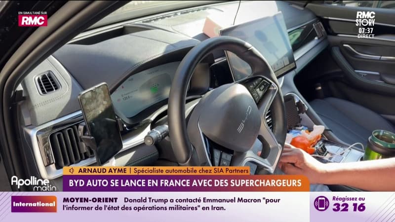 BYD auto se lance en France avec des superchargeurs