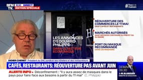 Didier Chenet (syndicat hôteliers et restaurateurs) : "Nous sommes inquiets, je ne sais pas comment on va faire venir les touristes" 