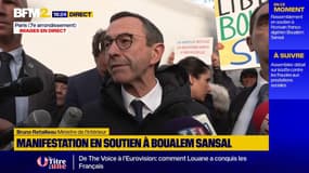 Boualem Sansal: "Sa seule faute, c'est d'être un esprit libre", déclare Bruno Retailleau à la manifestation de soutien à l'auteur arrêté en Algérie