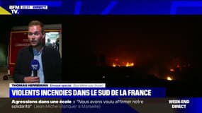 Incendie dans l'Aude: le feu continue de progresser