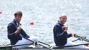 JO 2021 : titré en aviron, le duo Androdias-Boucheron n'est "pas redescendu" de son nuage