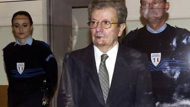 Le fromager Michel Pinneteau au tribunal de Nice en 2002.