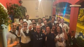 La fête marseillaise avec McCourt, Longoria et Cardoze, le 22 mai 2022