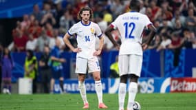 Adrien Rabiot lors de France-Espagne à l'Euro 2024 le 9 juillet 2024
