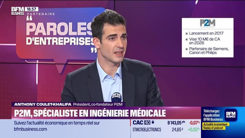 Anthony Coulet-Khalifa (P2M) : P2M, spécialiste en ingénierie médicale - 24/01