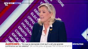 Marine Le Pen sur la présidence du RN: "Je ne soutiendrai personne, il n'y a pas différence de ligne entre Jordan Bardella et Louis Aliot"