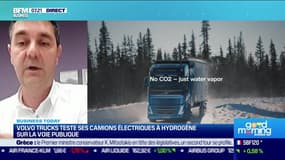 Jérôme Flassayer (Volvo Trucks France) : Volvo Trucks teste ses camions électriques à hydrogène sur la voie publique - 22/05