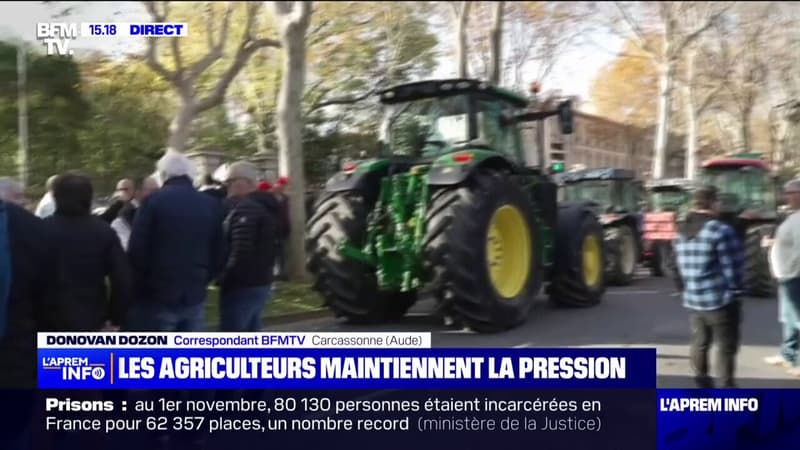 Colère des agriculteurs: entre deux et trois mille manifestants attendus à Carcassonne