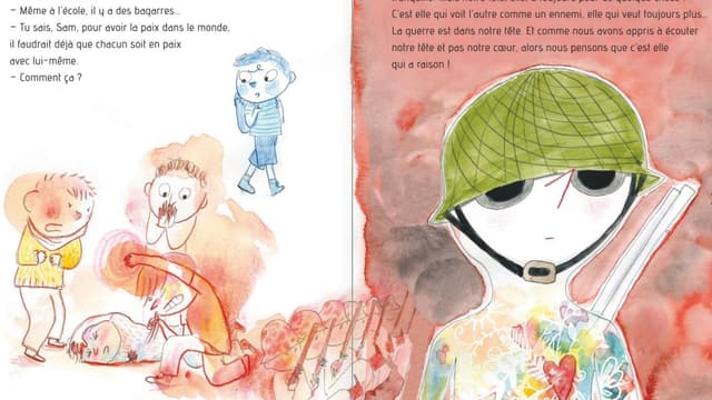 "Sam & Watson préfèrent la paix!" de Ghislaine Dulier et Bérengère Delaporte