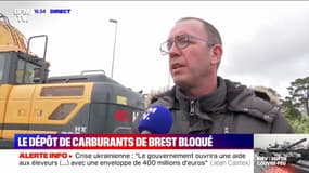 Le dépôt de carburants de Brest bloqué contre la flambée des prix