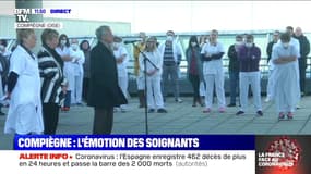 Compiègne : l'émotion des soignants - 23/03