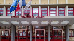 Le lycée François Villon à Paris, dans le XIVe arrondissement, le 22 février 2025. (Photo d'archive)