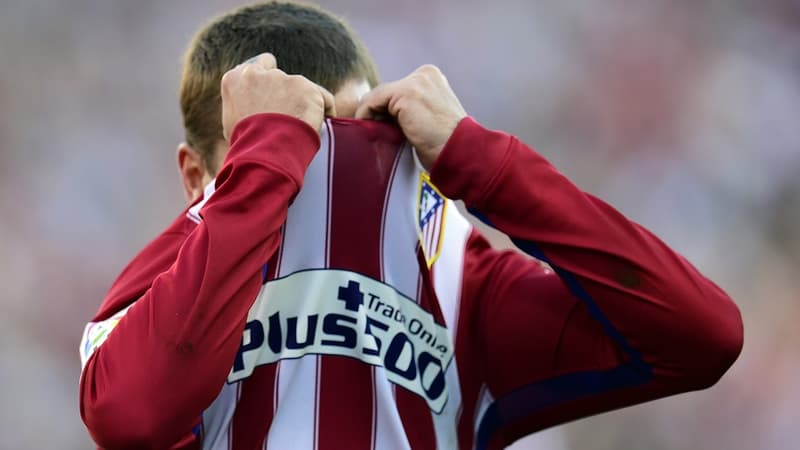 Antoine Griezmann la tête dans les mains