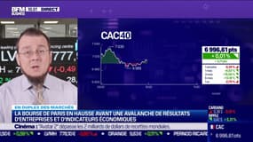 Le CAC40 stable avant une avalanche de résultats d'entreprises et d'indicateurs économiques