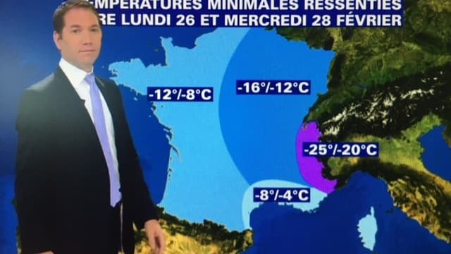 Températures ressenties dès lundi 26 février Températures ressenties dès lundi 26 février
