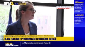 Nouvel arbre planté pour Ilan Halimi: "Aucun acte de haine ne nous détournera du combat" contre l'antisémitisme, lance Aurore Bergé