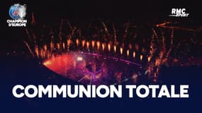 Le PSG champion d'Europe : La coupe est brandie au Parc des Princes