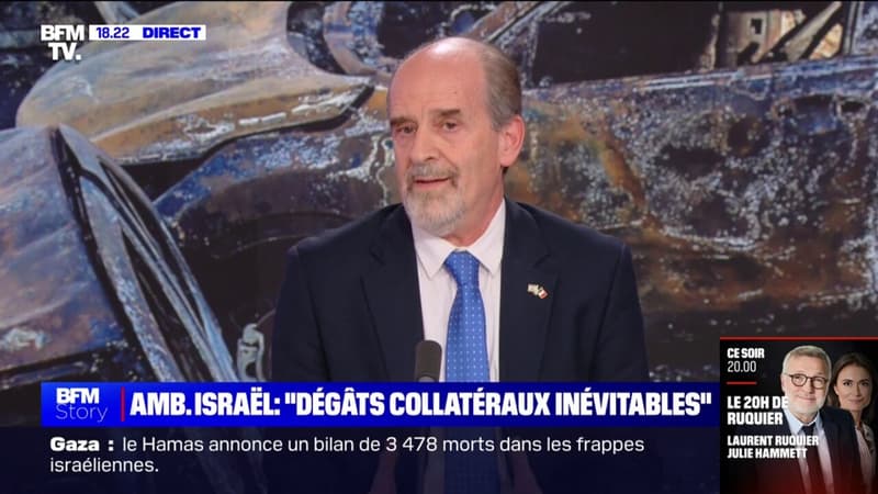 Raphaël Morav (ambassadeur chargé d'affaires d'Israël en France) affirme que l'eau et l'électricité reviendront à Gaza 