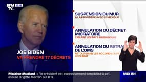 Les premiers décrets que va prendre Joe Biden après son investiture