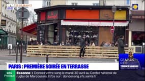 Paris: première soirée des terrasses estivales