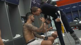 La joie dans le vestiaire parisien
