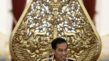 Le président indonésien Joko Widodo lors d'une interview exclusive à l'AFP à Jakarta, le 27 mars 2017 Le président indonésien Joko Widodo lors d'une interview exclusive à l'AFP à Jakarta, le 27 mars 2017