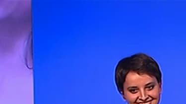 Najat Vallaud-Belkacem avec François Hollande.