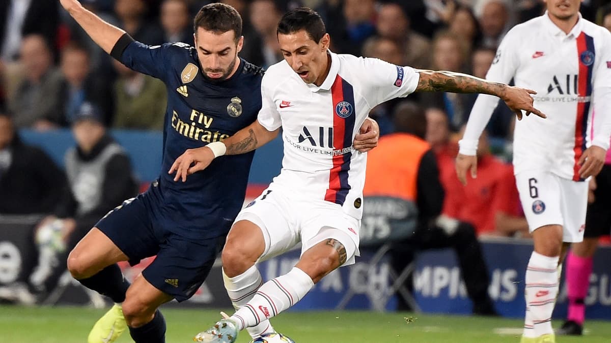 Angel Di Maria lors de PSG-Real Angel Di Maria lors de PSG-Real