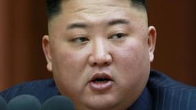 Le dirigeant nord-coréen Kim Jong Un le 12 avril 2019 à Pyongyang