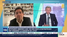 Nicolas Dufourcq (Bpifrance): Bpifrance annonce que 150 000 chefs d'entreprises ont demandé la garantie de l'État - 14/04