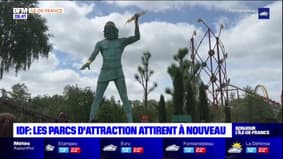 En Île-de-France, les parcs d'attraction attirent à nouveau les visiteurs