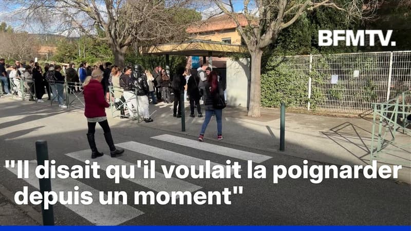 Professeure poignardée: "Il disait qu'il voulait la poignarder depuis un moment", raconte une élève