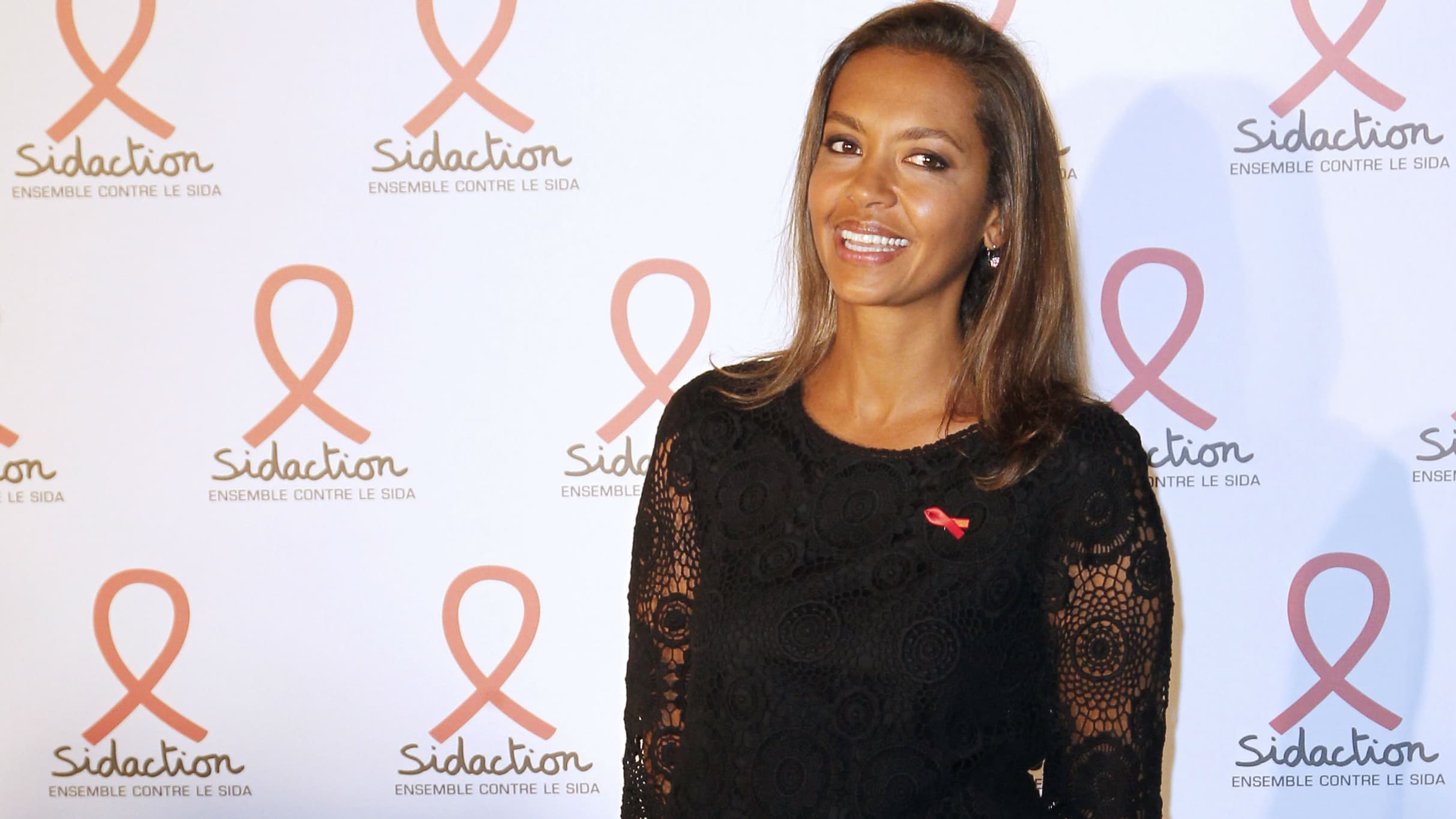 Karine Le Marchand à Paris en 2012