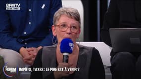 FORUM BFMTV - Pour Corinne, en recherche d'emploi, "la hausse d'impôts", c'est "non"
