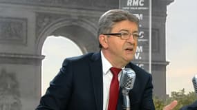 Jean-Luc Mélenchon mercredi matin sur BFMTV et RMC.