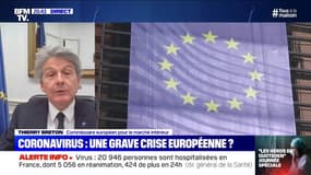 Coronavirus: pour Thierry Breton, "l'Europe n'est pas en danger de mort"