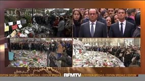 Attentats: minute de silence à Paris