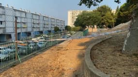 Vue de la Cité de la Marine Bleue où a eu lieu l'une des deux fusillades. 