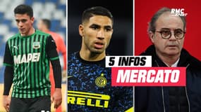 Raspadori, Hakimi, Campos... Les 5 infos mercato du 3 juin à la mi-journée 