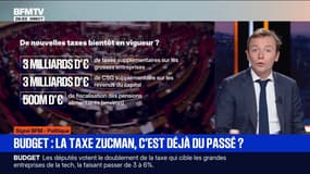 SIGNÉ BFM - Examen du budget: la taxe Zucman appartient-elle déjà au passé?